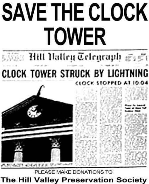 Save the Clock Tower Flyer