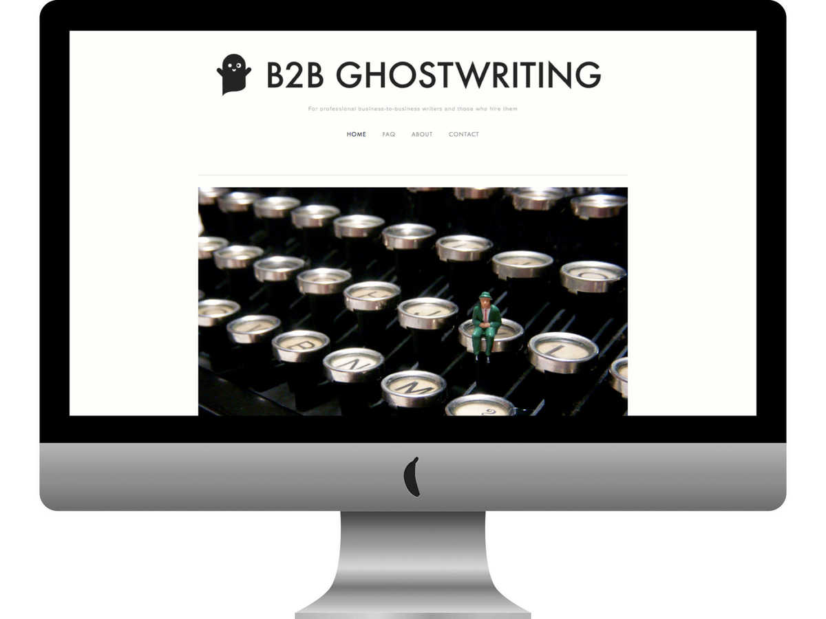 B2B Ghostwriting website