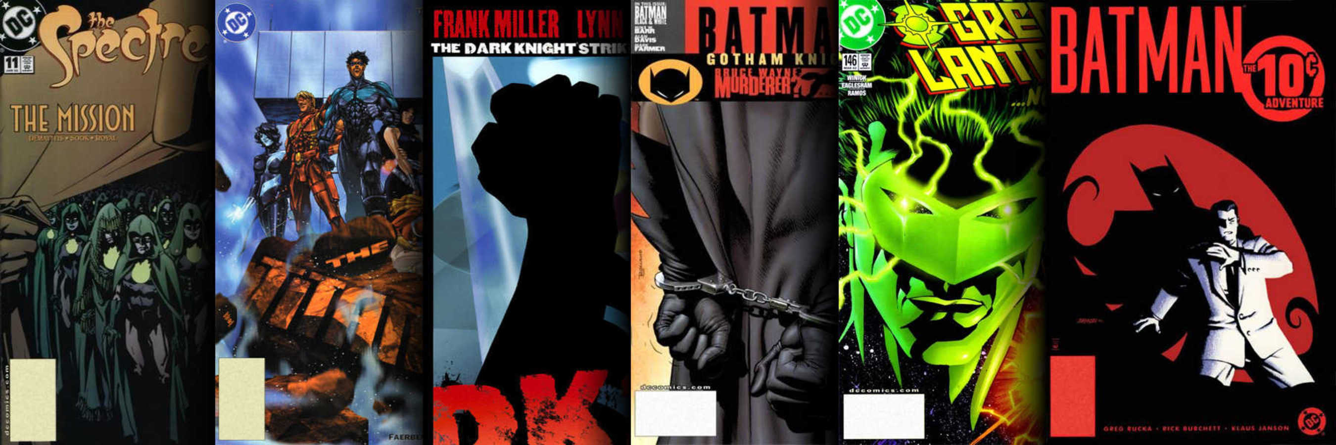 Various issues of DC Comics titles