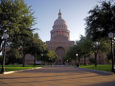 npr-texas-standard - Does the Texas Capitol Building Face South In Memory of Goliad?