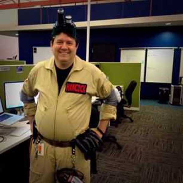Photo of a ghostbuster