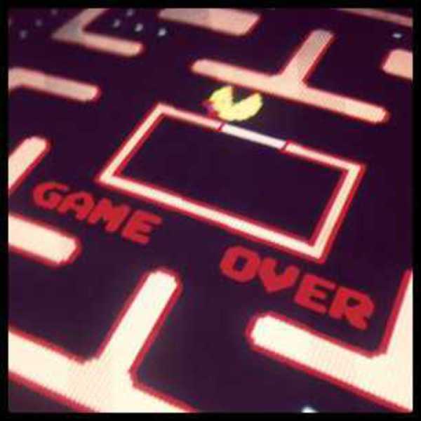 Photo of the Game Over screen