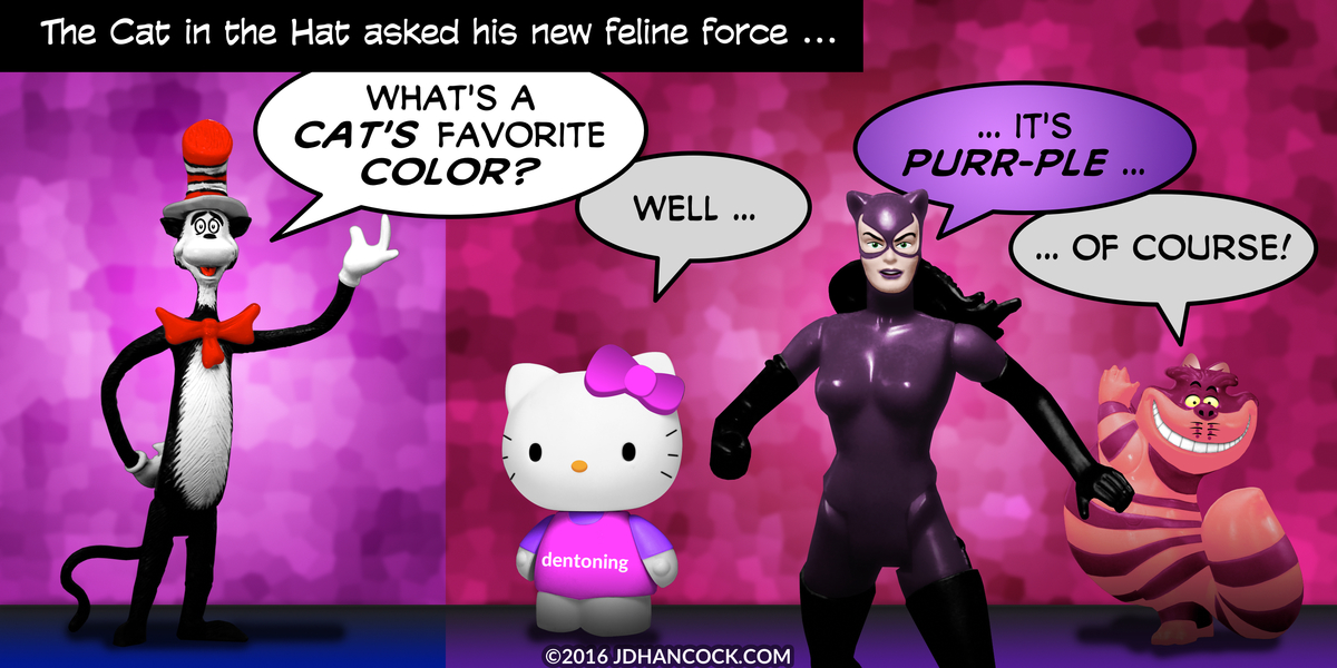 PopFig toy comic with The Cat in the Hat and his new feline force.
