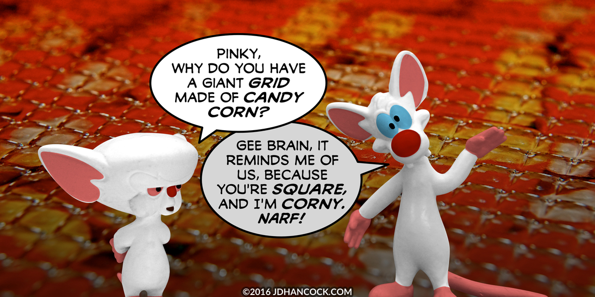 PopFig toy comic with Pinky and the Brain.