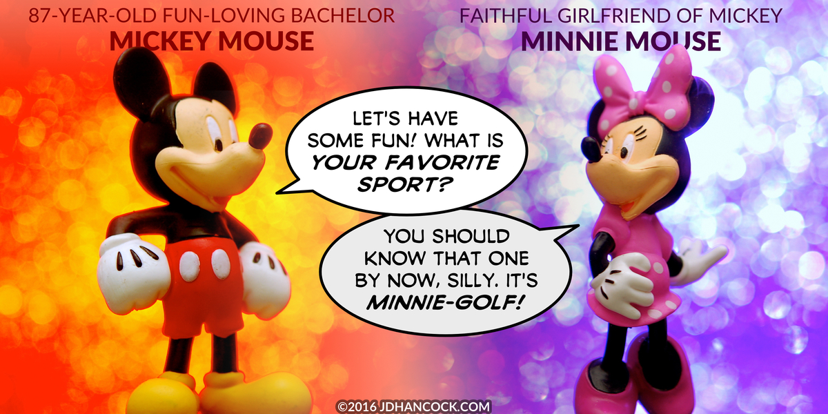 PopFig toy comic with Mickey Mouse and Minnie Mouse.