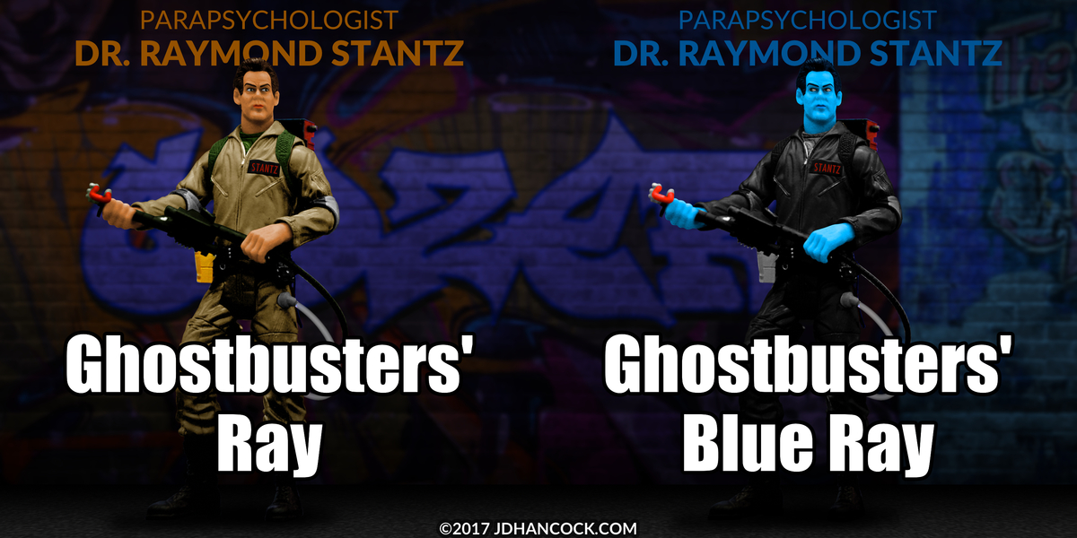 PopFig toy comic with Ghostbusters Ray and ... uh ....