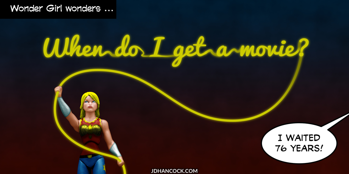 PopFig toy comic with Wonder Girl.