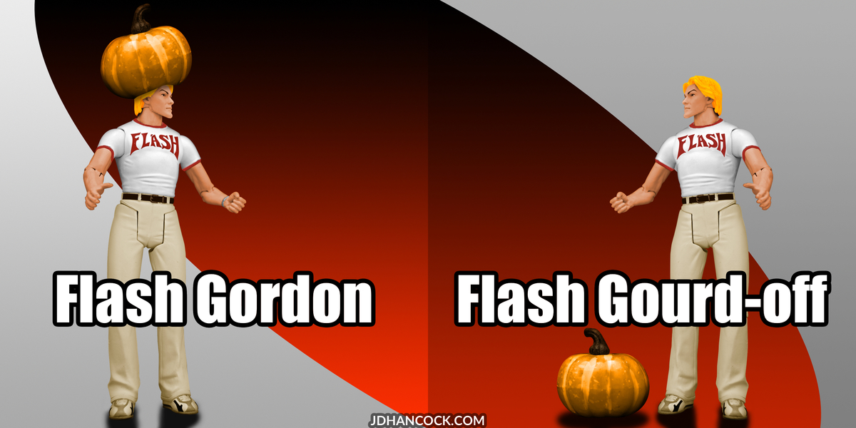 PopFig toy comic with two Flash Gordons.