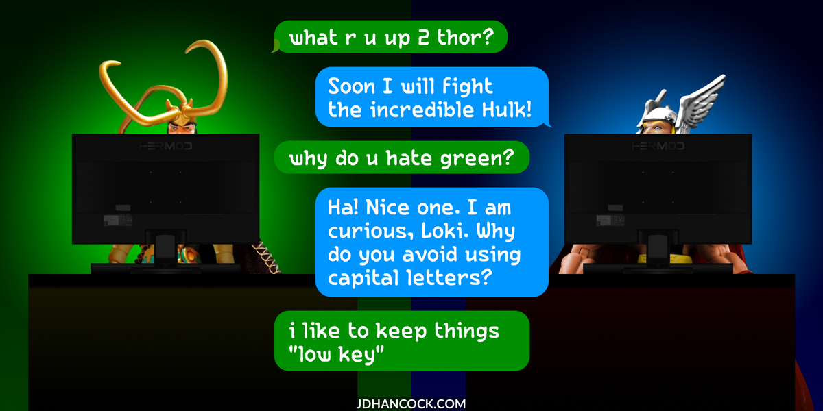 PopFig toy comic with Loki and Thor.