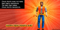PopFig toy comic with Chuck Norris.