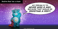 PopFig toy comic with Bedtime Bear.