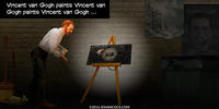 PopFig toy comic with Vincent van Gogh.