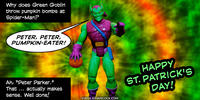 PopFig toy comic with Green Goblin.