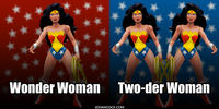 PopFig toy comic with Wonder Woman.