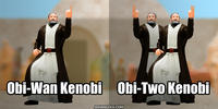 PopFig toy comic with Obi-Wan Kenobi.