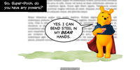 PopFig toy comic with Winnie-the-Pooh.