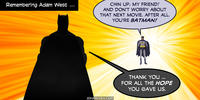 PopFig toy comic with Batman and Batman.