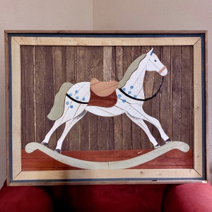 De Groot Rocking Horse Wood Art