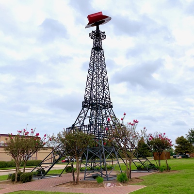 The Eiffel Tower in Paris, Texas