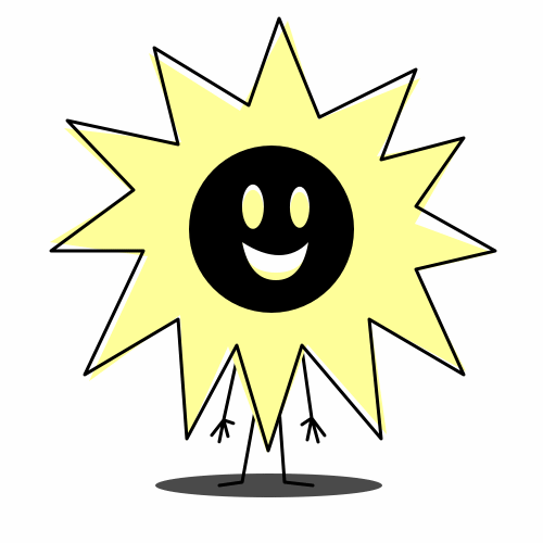 Sun Flap Animated GIF